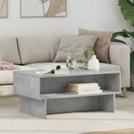 Casa si Gradina - Mobilier - Mese si birouri - Masute de cafea - Masa de cafea Gri din beton 80 x 46 x 35 cm Lemn compozit - Infinity.ro