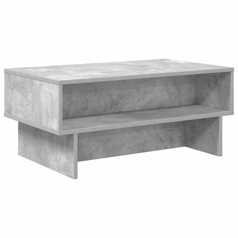 Casa si Gradina - Mobilier - Mese si birouri - Masute de cafea - Masa de cafea Gri din beton 80 x 46 x 35 cm Lemn compozit - Infinity.ro
