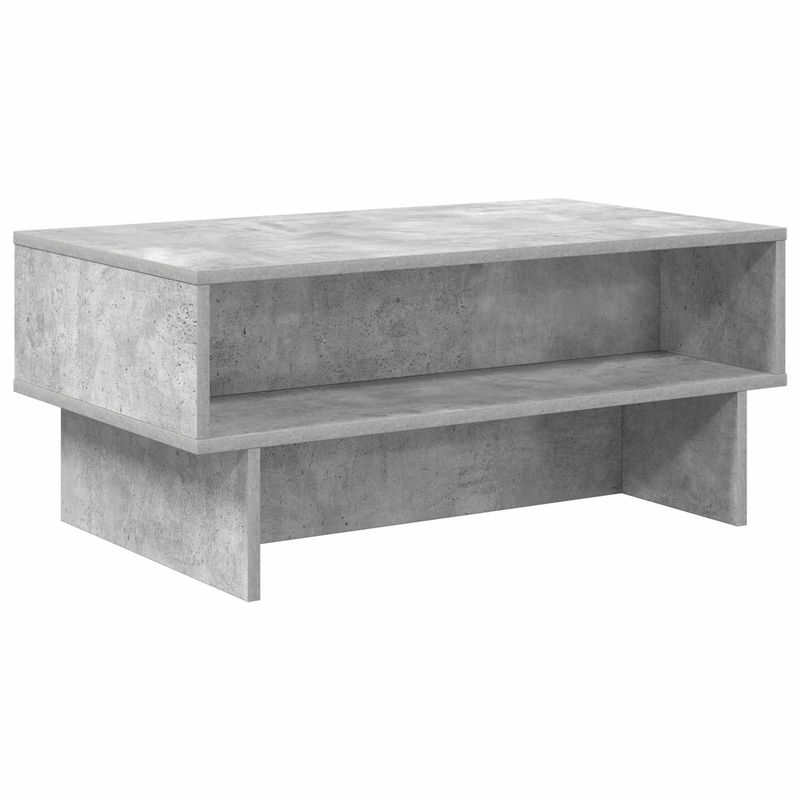 Casa si Gradina - Mobilier - Mese si birouri - Masute de cafea - Masa de cafea Gri din beton 80 x 46 x 35 cm Lemn compozit - Infinity.ro
