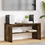 Casa si Gradina - Mobilier - Comode si corpuri - Comode - Cabinet TV Stejar fumuriu 80 x 35 x 40 cm Lemn compozit - Infinity.ro