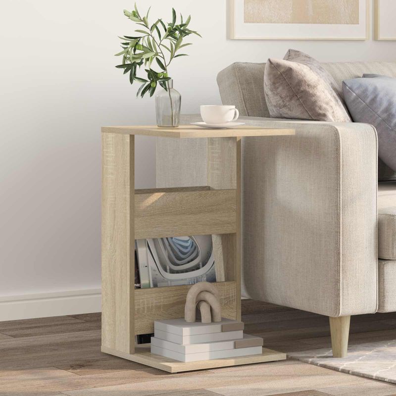 Casa si Gradina - Mobilier - Mese si birouri - Mese living - Masa laterala Stejar Sonoma 40 x 35 x 60,5 cm Lemn compozit - Infinity.ro