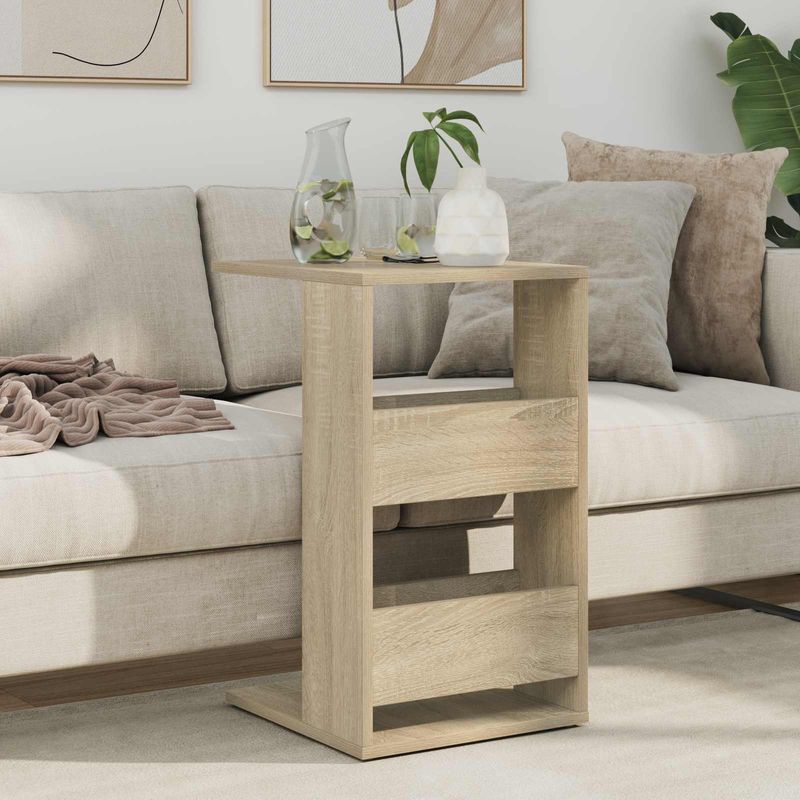 Casa si Gradina - Mobilier - Mese si birouri - Mese living - Masa laterala Stejar Sonoma 40 x 35 x 60,5 cm Lemn compozit - Infinity.ro