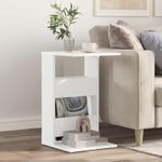 Casa si Gradina - Mobilier - Mese si birouri - Mese living - Masa laterala Alb 40 x 35 x 60,5 cm Lemn compozit - Infinity.ro