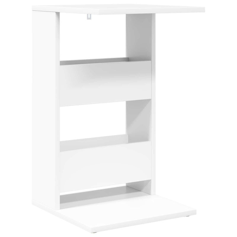 Casa si Gradina - Mobilier - Mese si birouri - Mese living - Masa laterala Alb 40 x 35 x 60,5 cm Lemn compozit - Infinity.ro