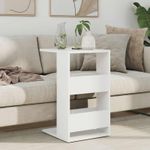 Casa si Gradina - Mobilier - Mese si birouri - Mese living - Masa laterala Alb 40 x 35 x 60,5 cm Lemn compozit - Infinity.ro