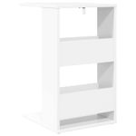 Casa si Gradina - Mobilier - Mese si birouri - Mese living - Masa laterala Alb 40 x 35 x 60,5 cm Lemn compozit - Infinity.ro