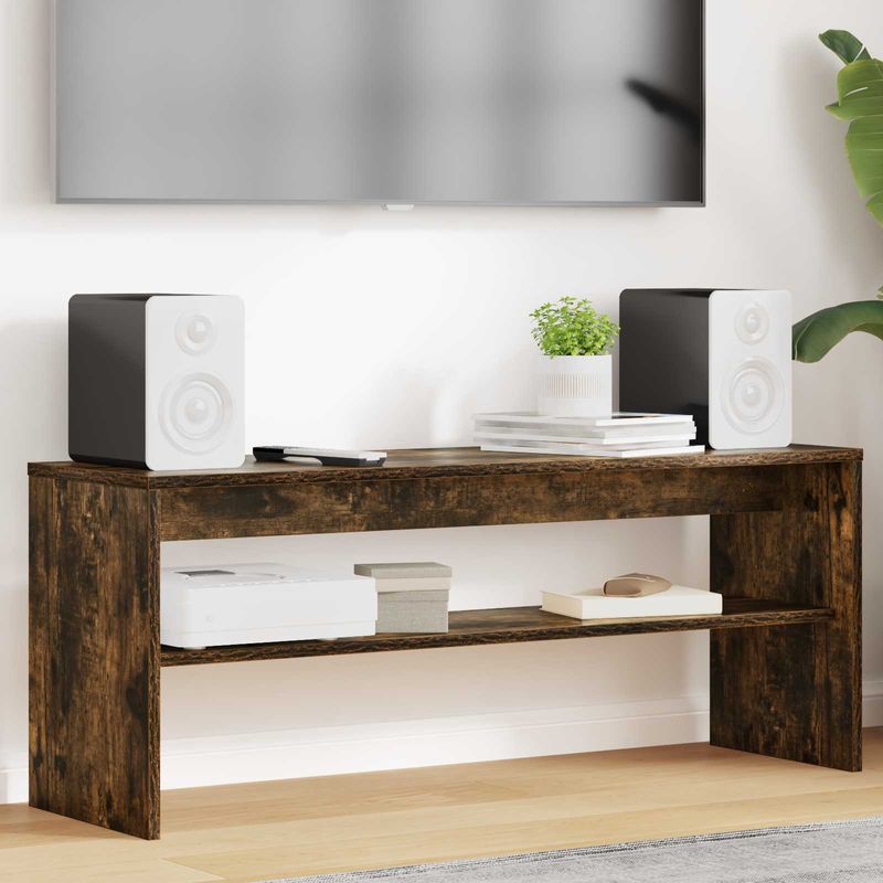 Casa si Gradina - Mobilier - Comode si corpuri - Comode - Cabinet TV Stejar fumuriu 100 x 30 x 40 cm Lemn compozit - Infinity.ro