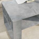 Casa si Gradina - Mobilier - Mese si birouri - Masute de cafea - Masa de cafea Gri din beton 92 x 49,5 x 45 cm Lemn compozit - Infinity.ro