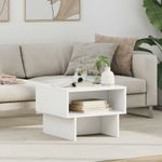 Casa si Gradina - Mobilier - Mese si birouri - Masute de cafea - Masa de cafea Alb 48 x 46 x 35 cm Lemn compozit - Infinity.ro
