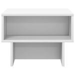 Casa si Gradina - Mobilier - Mese si birouri - Masute de cafea - Masa de cafea Alb 48 x 46 x 35 cm Lemn compozit - Infinity.ro