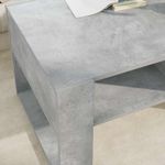 Casa si Gradina - Mobilier - Mese si birouri - Masute de cafea - Masa de cafea Gri din beton 92 x 53 x 45 cm Lemn compozit - Infinity.ro