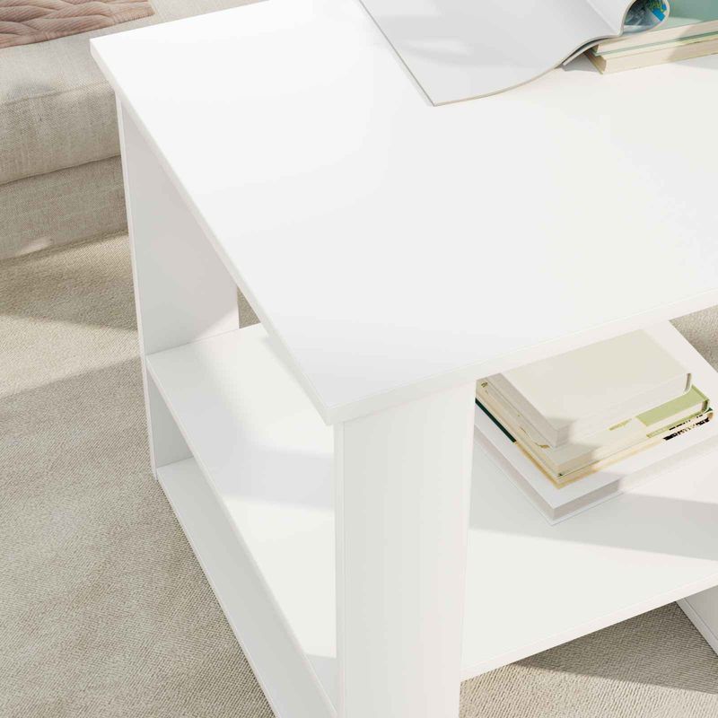 Casa si Gradina - Mobilier - Mese si birouri - Masute de cafea - Masa de cafea Alb 51 x 50 x 50 cm Lemn compozit - Infinity.ro