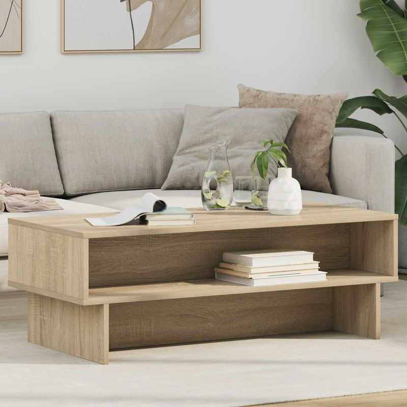Casa si Gradina - Mobilier - Mese si birouri - Masute de cafea - Masa de cafea Stejar Sonoma 100 x 46 x 35 cm Lemn compozit - Infinity.ro