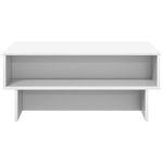 Casa si Gradina - Mobilier - Mese si birouri - Masute de cafea - Masa de cafea Alb 80 x 46 x 35 cm Lemn compozit - Infinity.ro