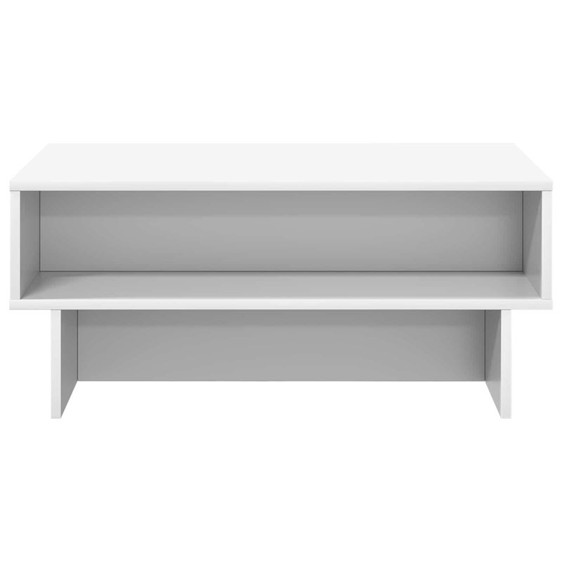 Casa si Gradina - Mobilier - Mese si birouri - Masute de cafea - Masa de cafea Alb 80 x 46 x 35 cm Lemn compozit - Infinity.ro