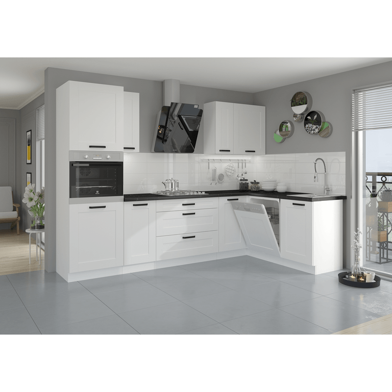 Casa si Gradina - Mobilier - Dulapuri si sifoniere - Dulapuri - Dulap superior, de colt, alb, LULA 58x58 GN-90 1F - Infinity.ro