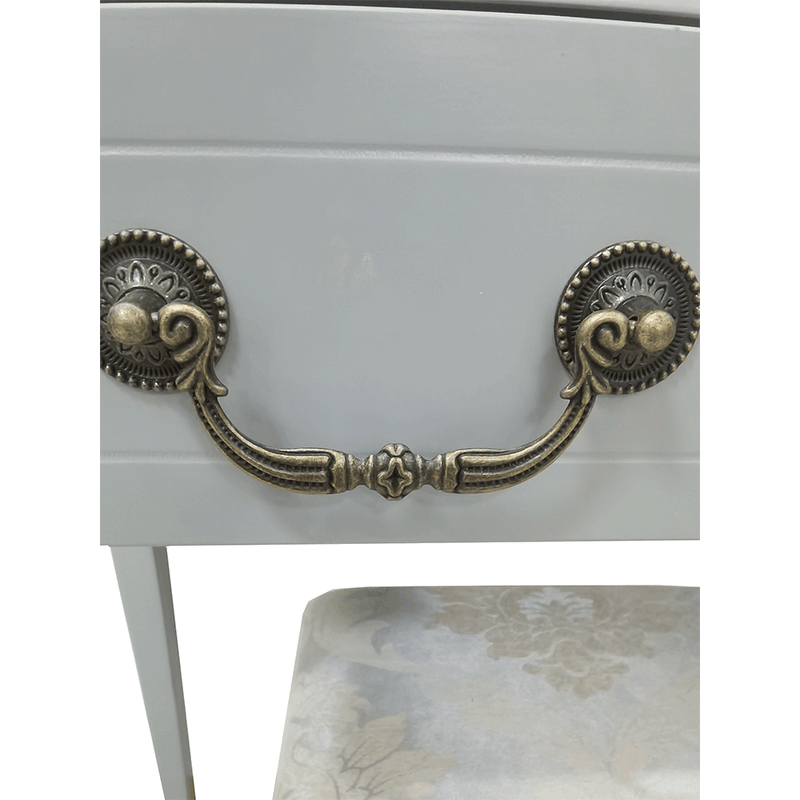 Casa si Gradina - Mobilier - Comode si corpuri - Masute de toaleta - Masa de toaleta cu taburet, gri / argintiu, REGINA NEW - Infinity.ro