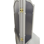 Casa si Gradina - Mobilier - Comode si corpuri - Masute de toaleta - Masa de toaleta cu taburet, gri / argintiu, REGINA NEW - Infinity.ro