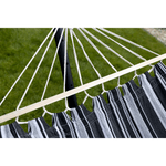 Casa si Gradina - Gradina si terasa - Balansoare si hamace - Hamace si suporturi - Hamac, gri/alb, EVANA NEW - Infinity.ro