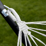 Casa si Gradina - Gradina si terasa - Balansoare si hamace - Hamace si suporturi - Hamac, gri/alb, EVANA NEW - Infinity.ro