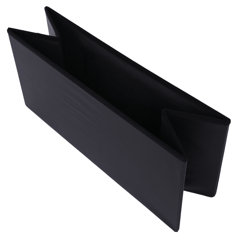 Casa si Gradina - Mobilier - Scaune si fotolii - Tabureti - Taburet pliabil, piele eco neagra, IMRA - Infinity.ro