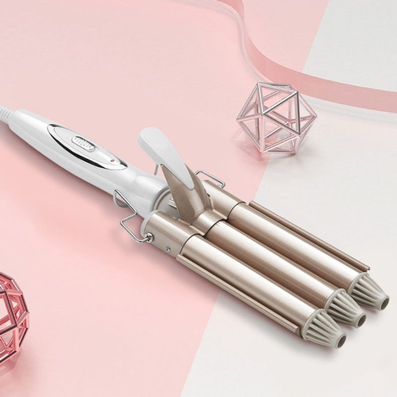 Ingrijire personala si Cosmetice - Aparate & accesorii ingrijire personala - Hair styling - Ondulatoare - Ondulator pentru Par in Valuri 3 Tuburi Ceramice - Infinity.ro