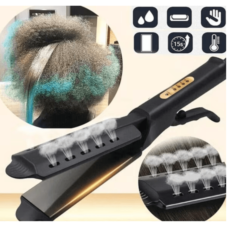 Ingrijire personala si Cosmetice - Aparate & accesorii ingrijire personala - Hair styling - Placi de indreptat parul - Placa de indreptat parul invelies ceramic Neagra AO 50021 - Infinity.ro