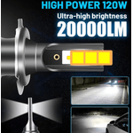 Auto si Moto - Electrice auto - Iluminare si semnalizare - Becuri auto - Set 2 becuri auto S79 H7 60W 8000 lumeni canbus - Infinity.ro
