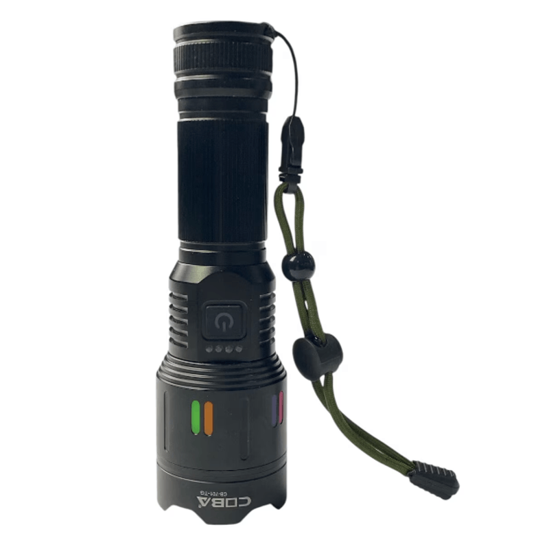 Casa si Gradina - Corpuri si surse de iluminat - Iluminat exterior - Lanterne - Lanterna LED din aluminiu COBA CB 701 cu baterie 9800mAh  incarcare USB Type C 5 moduri de iluminare - Infinity.ro