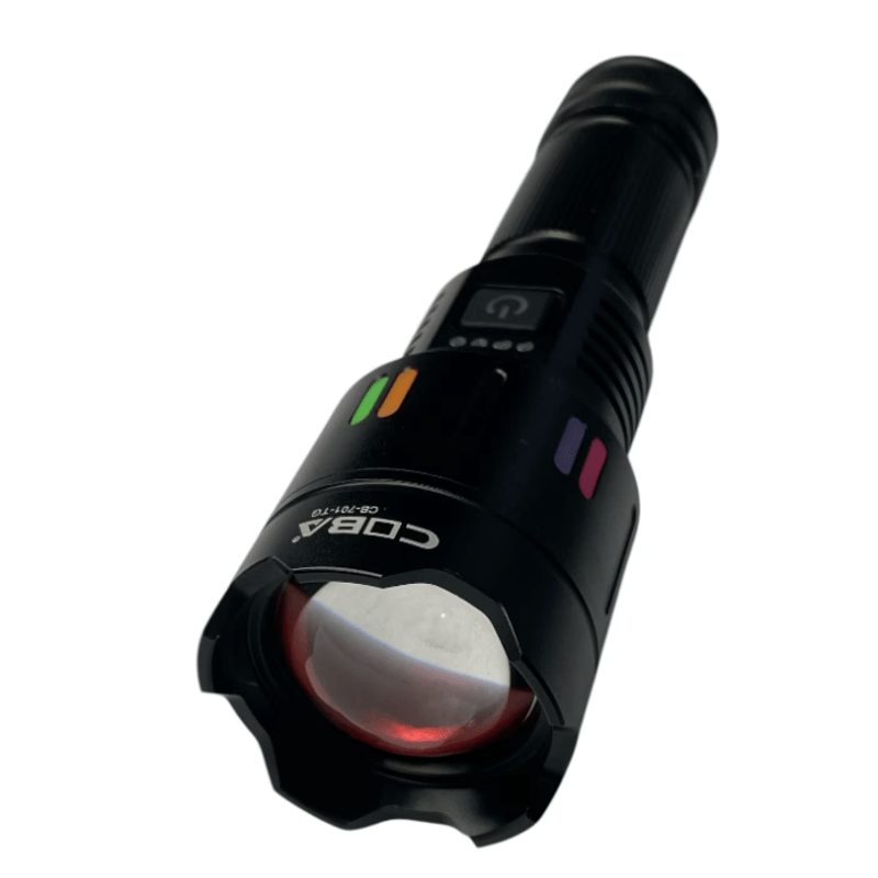 Casa si Gradina - Corpuri si surse de iluminat - Iluminat exterior - Lanterne - Lanterna LED din aluminiu COBA CB 701 cu baterie 9800mAh  incarcare USB Type C 5 moduri de iluminare - Infinity.ro