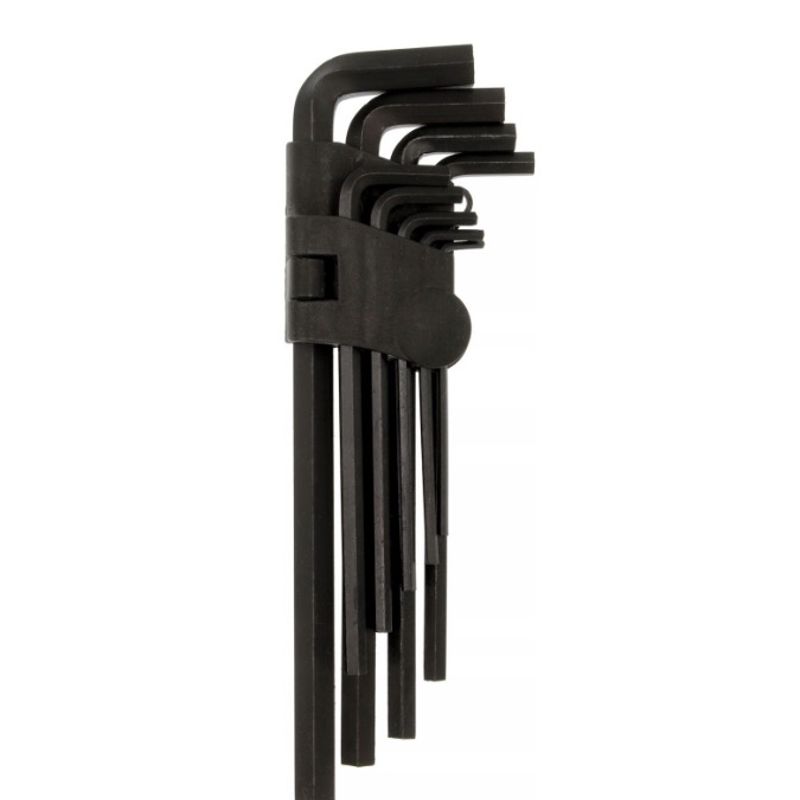 Casa si Gradina - Constructii - Scule de mana si unelte - Chei si truse chei - Set 9 chei imbus hexagonale tip L Otel dimensiune de la 3 la 14 mm - Infinity.ro