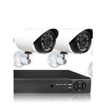 Casa si Gradina - Electrice - Smart Home - Camere de supraveghere - Kit de Supraveghere Kit video AHD CCTV DVR 4 camere EXTERIOR - Infinity.ro