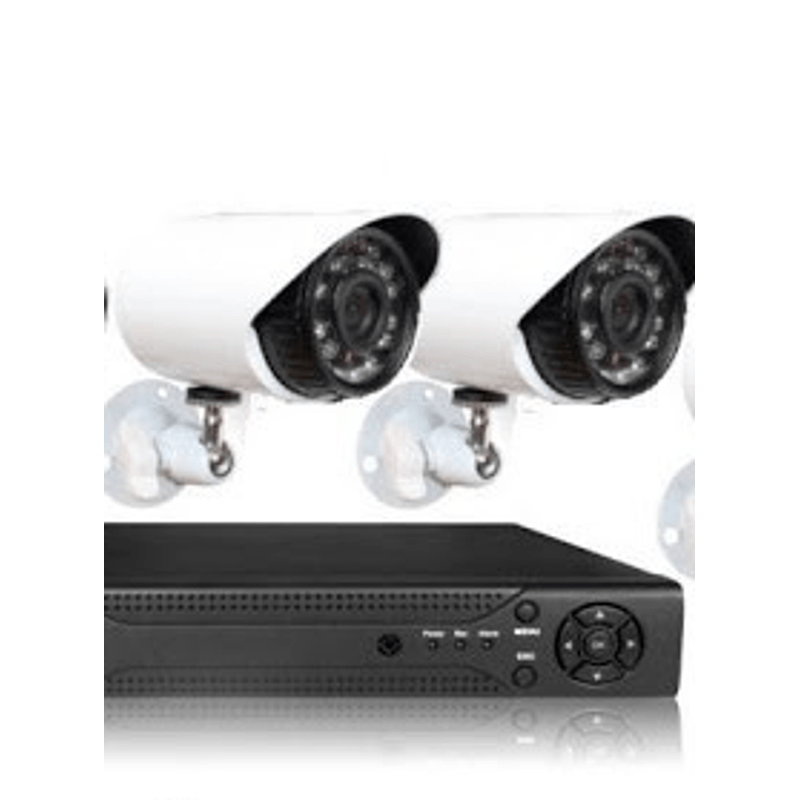 Casa si Gradina - Electrice - Smart Home - Camere de supraveghere - Kit de Supraveghere Kit video AHD CCTV DVR 4 camere EXTERIOR - Infinity.ro