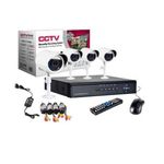 Casa si Gradina - Electrice - Smart Home - Camere de supraveghere - Kit de Supraveghere Kit video AHD CCTV DVR 4 camere EXTERIOR - Infinity.ro