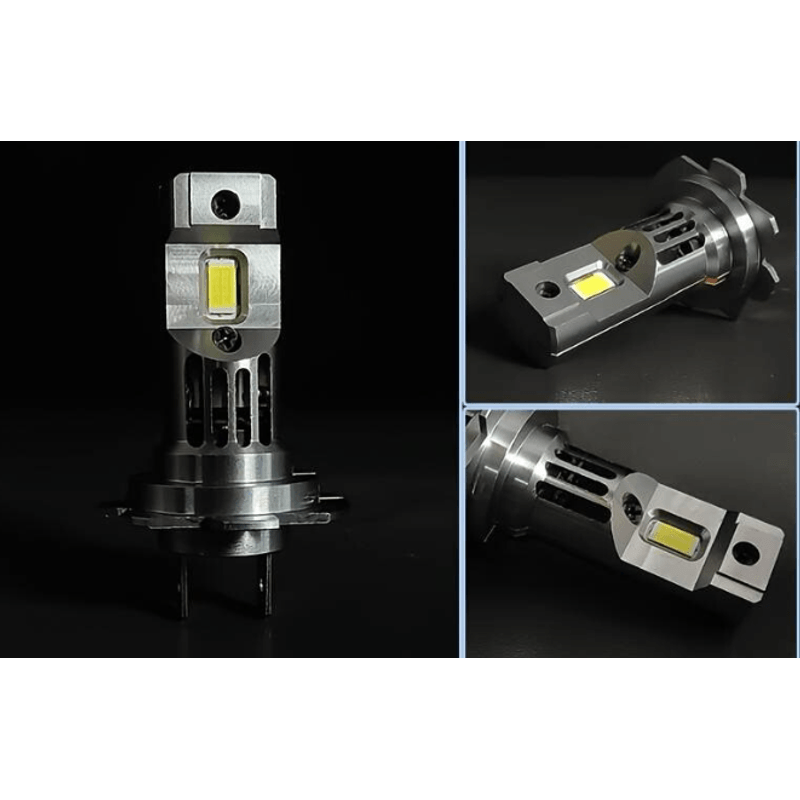 Auto si Moto - Electrice auto - Iluminare si semnalizare - Becuri auto - Set 2 becuri LED H7 cu ventilator 60W/set 12V - Infinity.ro