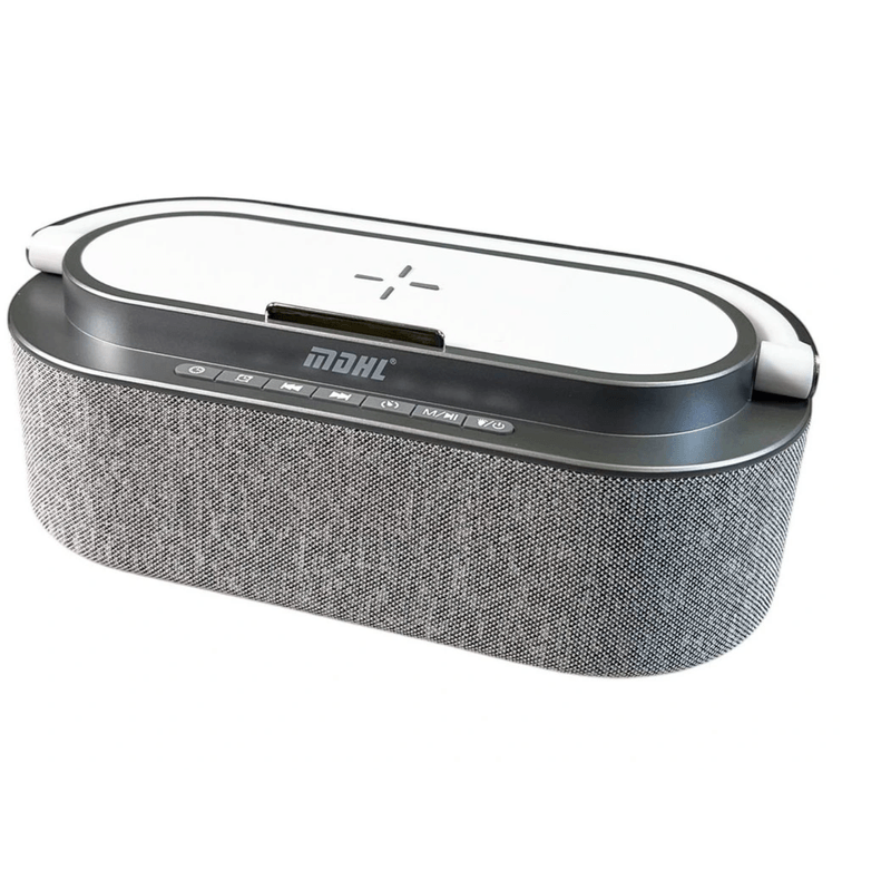 TV, Audio-Video si Foto - Portabile audio - Boxe portabile - Boxa Bluetooth MD S305 cu lumina LED incarcator wireless si ceas - Infinity.ro