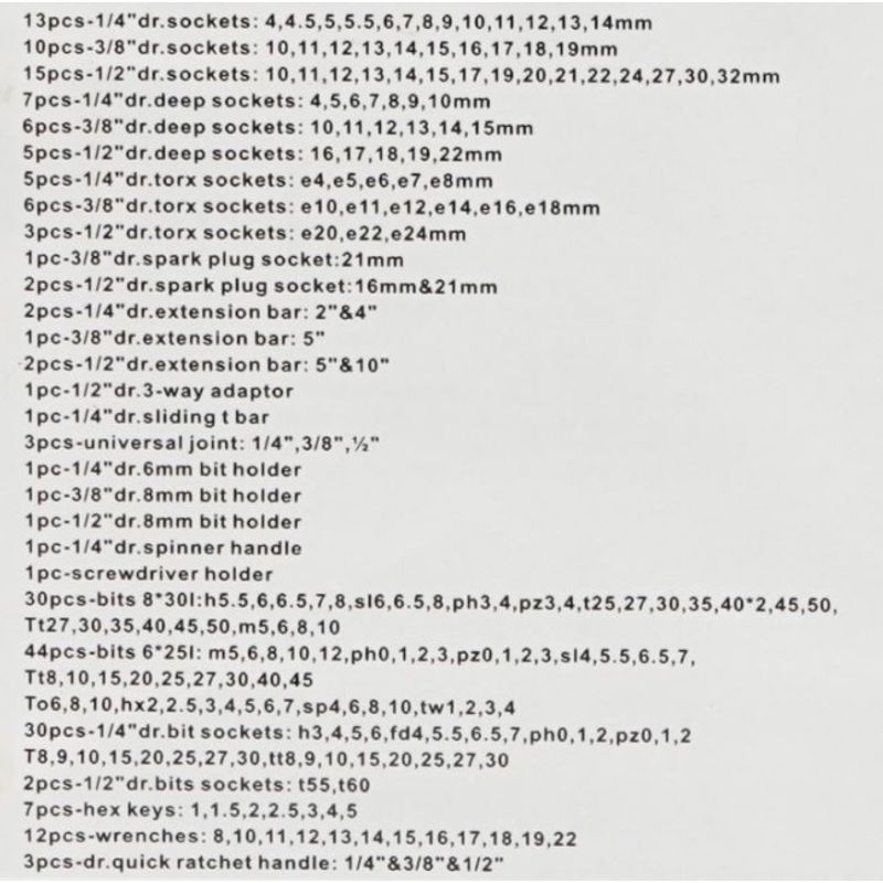 Casa si Gradina - Constructii - Scule de mana si unelte - Chei si truse chei - Trusa profesionala de scule cu 216 piese chei combinate AN - Infinity.ro