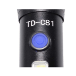 Casa si Gradina - Corpuri si surse de iluminat - Iluminat exterior - Lanterne - Lanterna TD-C81 cu LED CREE 3 W, LED lateral COB 3 W, acumulator integrat, zoom telescopic - Infinity.ro