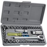 Casa si Gradina - Constructii - Scule de mana si unelte - Seturi scule - Trusa 40 piese Tubulare  si clichet - Infinity.ro