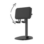 TV, Audio-Video si Foto - Portabile audio - Casti audio - Suport Reglabil pentru Telefon/Tableta de birou cu suport pentru Casti Q-ZJ201 - Infinity.ro