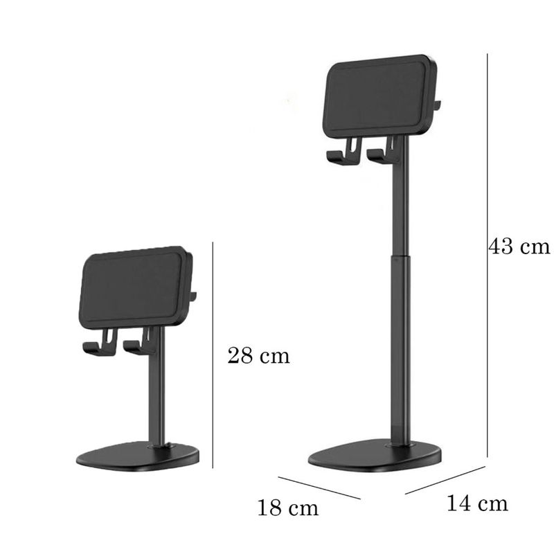 TV, Audio-Video si Foto - Portabile audio - Casti audio - Suport Reglabil pentru Telefon/Tableta de birou cu suport pentru Casti Q-ZJ201 - Infinity.ro