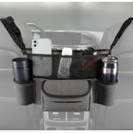 Auto si Moto - Piese auto si accesorii - Interior auto - Accesorii interior - Organizator Multifunctional de Masini intre Scaune cu 2 Suport Pahare - Infinity.ro