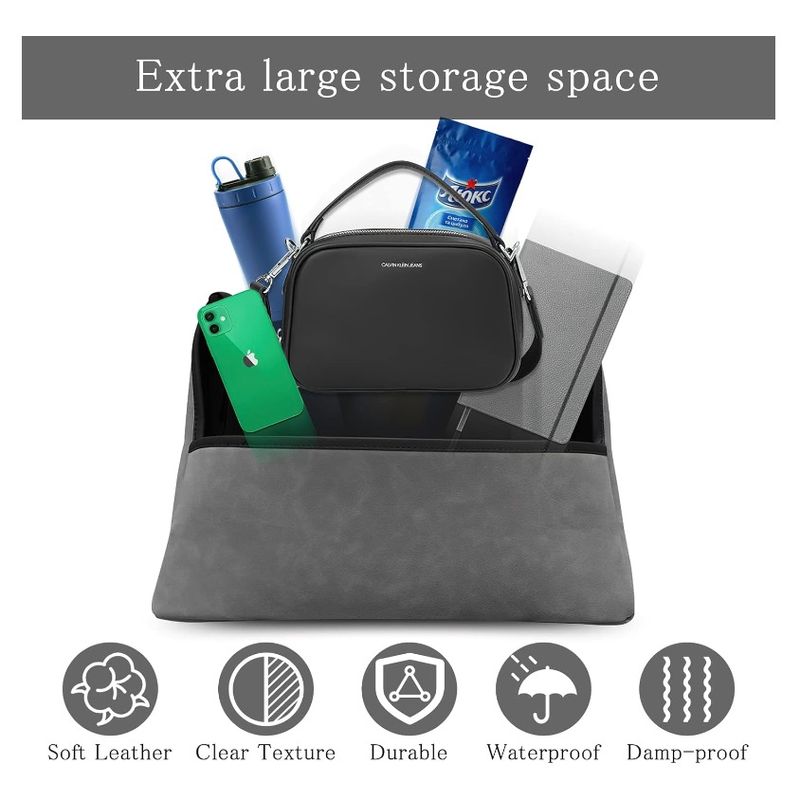 Auto si Moto - Piese auto si accesorii - Interior auto - Accesorii interior - Organizator Multifunctional de Masini intre Scaune cu 2 Suport Pahare - Infinity.ro