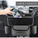 Auto si Moto - Piese auto si accesorii - Interior auto - Accesorii interior - Organizator Multifunctional de Masini intre Scaune cu 2 Suport Pahare - Infinity.ro