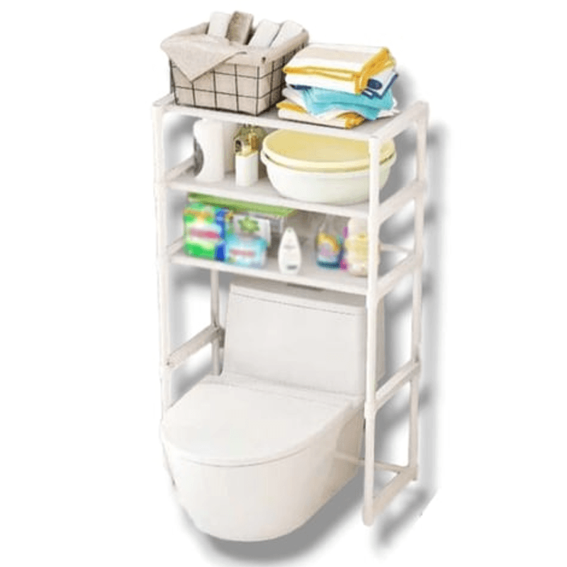 Casa si Gradina - Sanitare - Suporturi si accesorii baie - Accesorii baie - Organizator baie pentru vasul de toaleta 3 Rafturi YX 9109 - Infinity.ro
