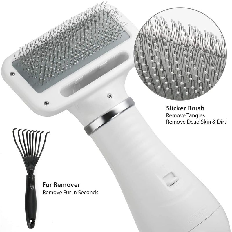 Petshop - Accesorii petshop - Alte accesorii petshop - Perie cu feon 2 in 1 pentru caini si pisici , Uscator de par pentru animale - Infinity.ro