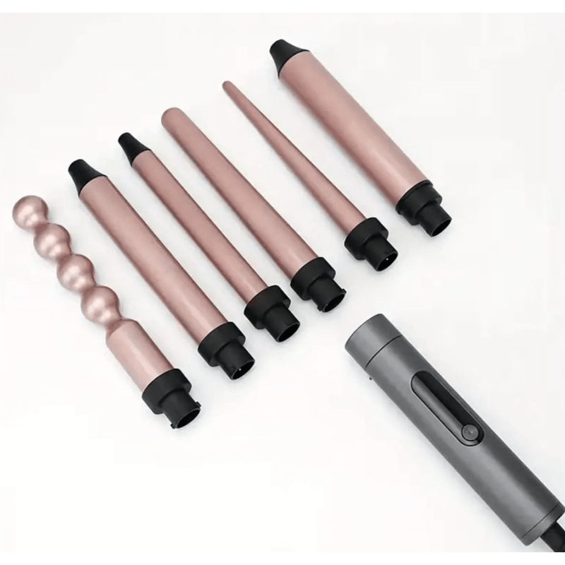 Ingrijire personala si Cosmetice - Aparate & accesorii ingrijire personala - Hair styling - Ondulatoare - Ondulator de par 7 in 1 cu 2 Trepte temperatura Potrivit pentru parul uscat si ud - Infinity.ro