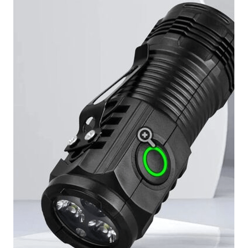 Casa si Gradina - Corpuri si surse de iluminat - Iluminat exterior - Lanterne - Mini lanterna de mana puternica cu 3 LED - Infinity.ro