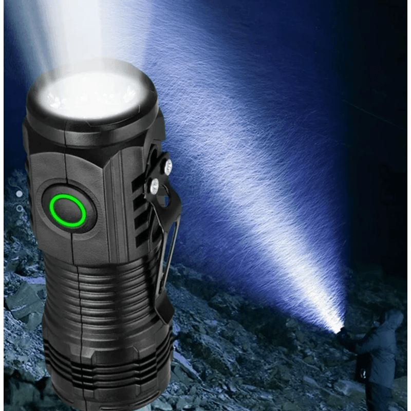 Casa si Gradina - Corpuri si surse de iluminat - Iluminat exterior - Lanterne - Mini lanterna de mana puternica cu 3 LED - Infinity.ro