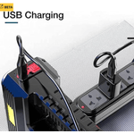 Casa si Gradina - Corpuri si surse de iluminat - Iluminat exterior - Lanterne - Lanterna de mana 8 LED+COB cu incarcare solara si USB Q SD623 - Infinity.ro